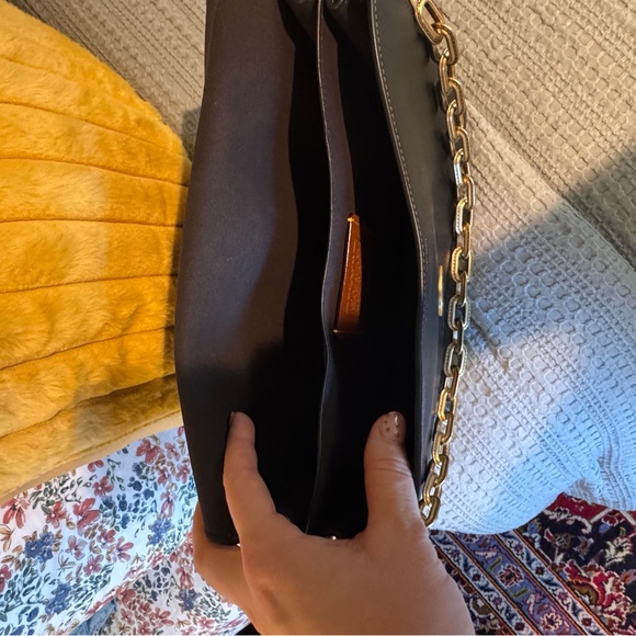 Coach Chain Tabby Shoulder Bag 30 Black - Picture 4 of 7